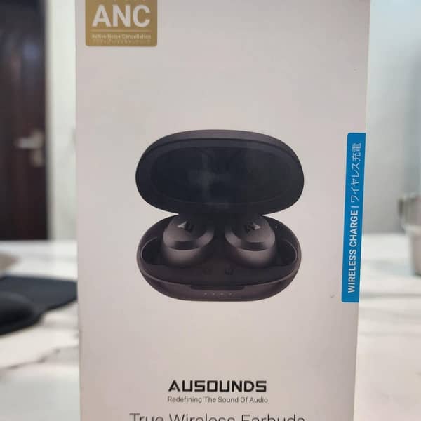 AUSOUNDS True Wireless Earbuds with ANC & Wireless Charging