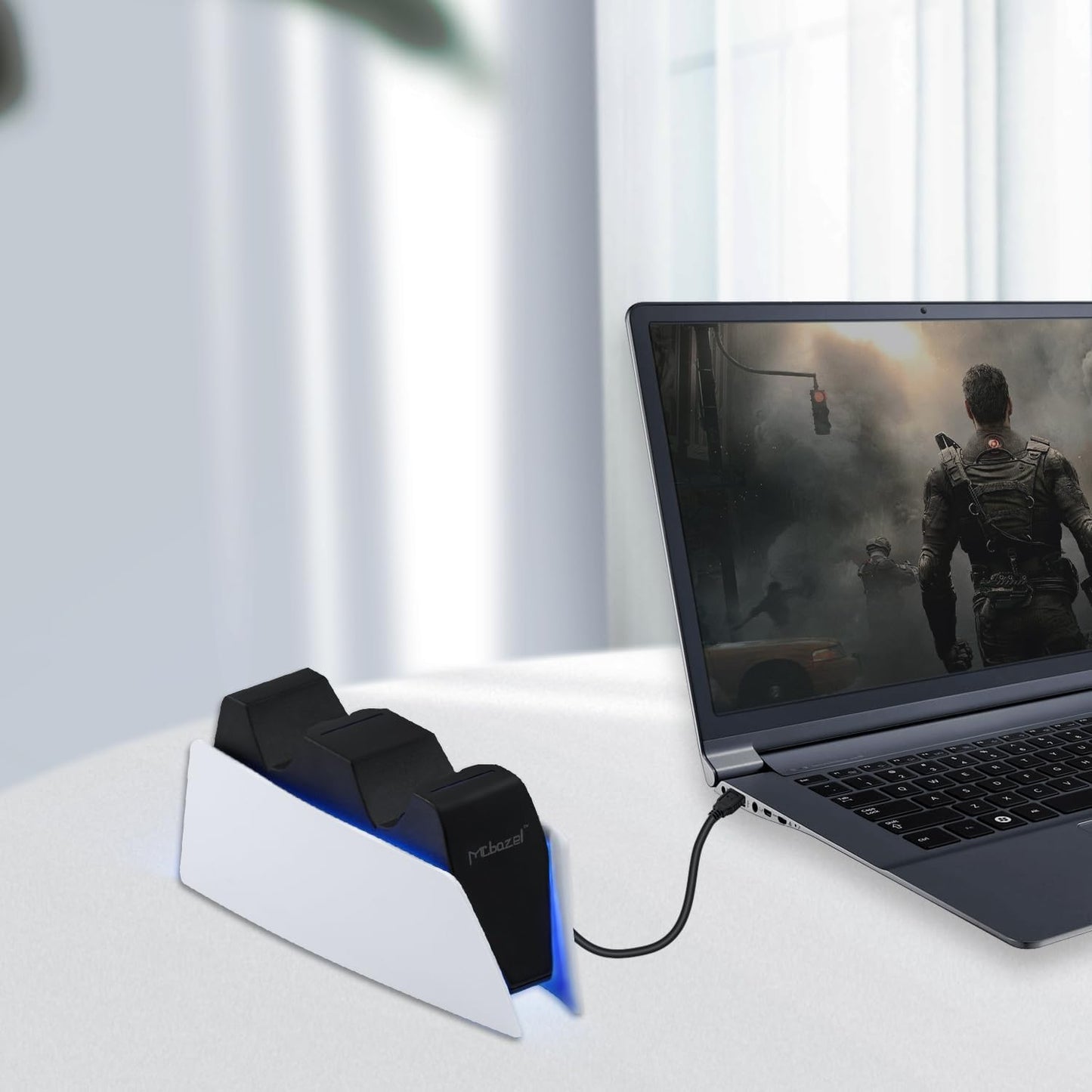 Dual Controller Charging Dock – Slot Contact Charging for Easy Alignment