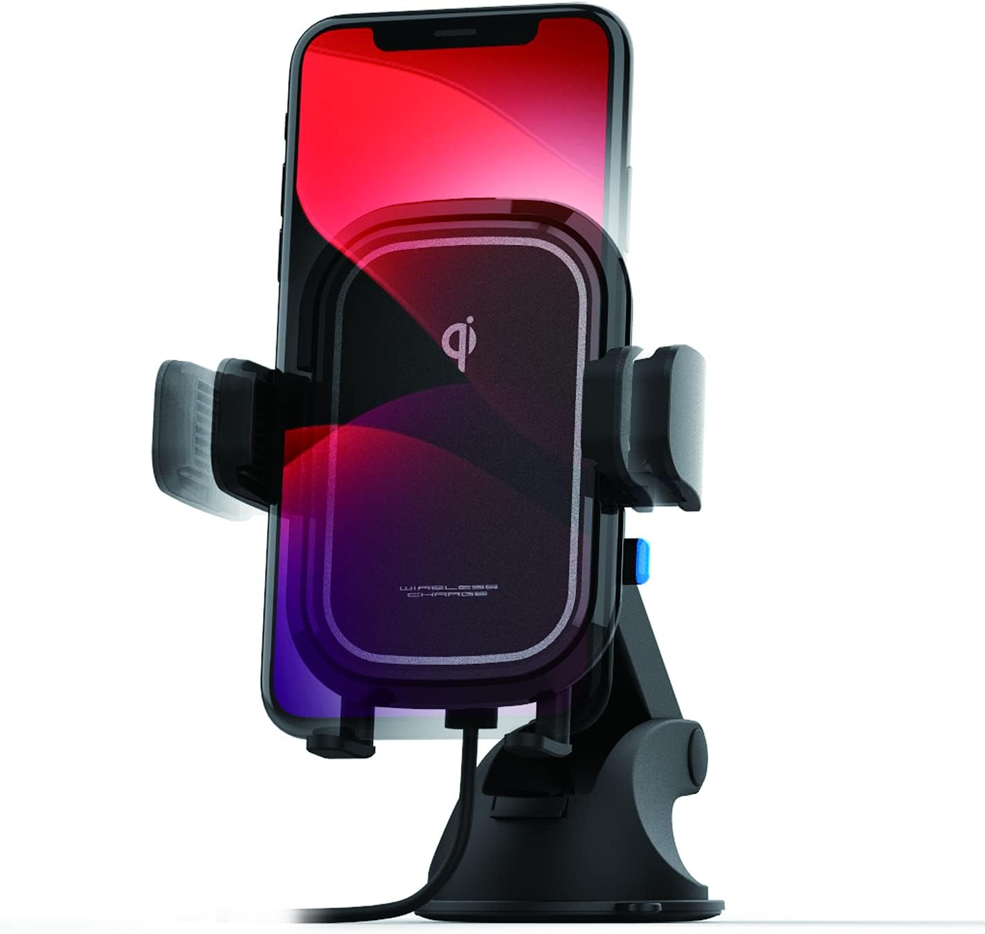 Kashimura Wireless Charging Car Holder – 15W Fast Charge, Auto-Clamp