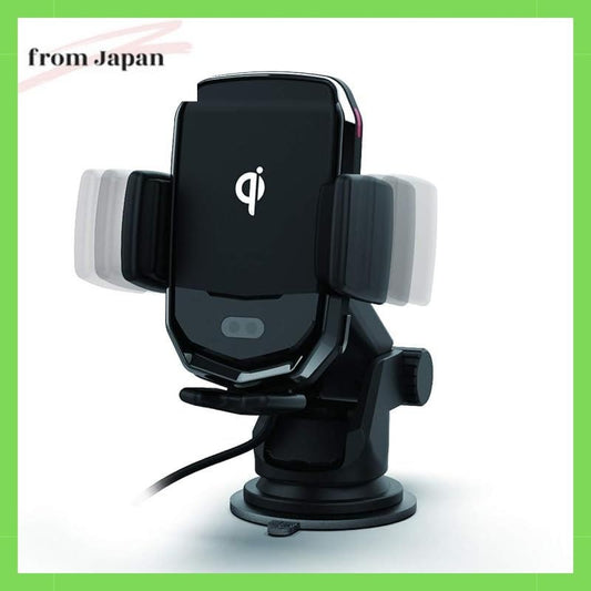 Wireless Charging Car Holder – 10W Fast Charge, Auto-Clamp