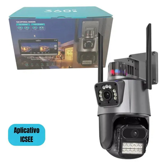 Dual Sensor PTZ WiFi Security Camera – Model A