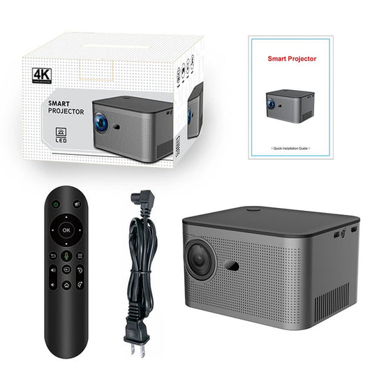 4K Smart LED Projector – Home Theater with Wireless Connectivity