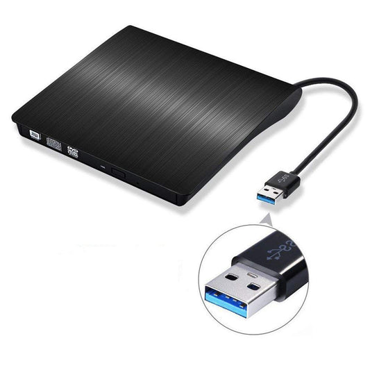 External Mobile USB 3.0 Slim Portable Optical Drive
