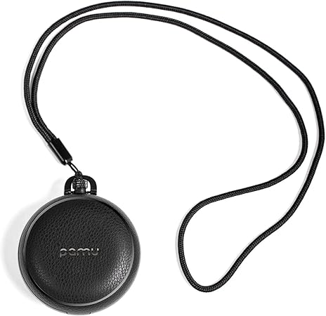PaMu Portable Wireless Earbuds with Leather Charging Case