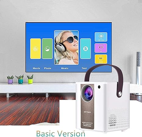 LED Home Theater Projector – Portable Full HD Entertainment Projector