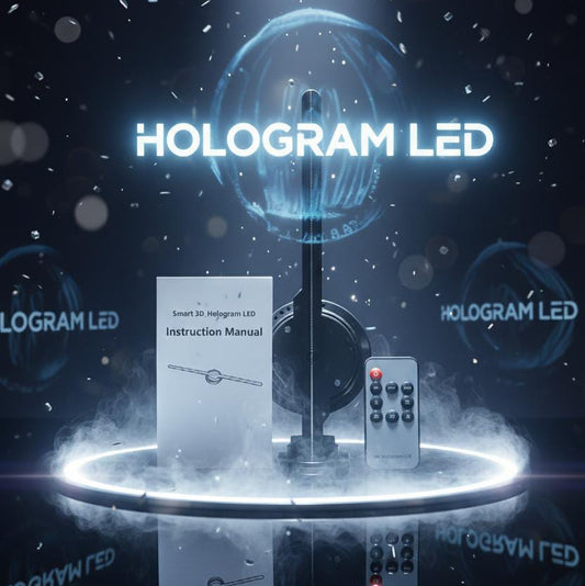 Hologram led fan in 3D resolution.