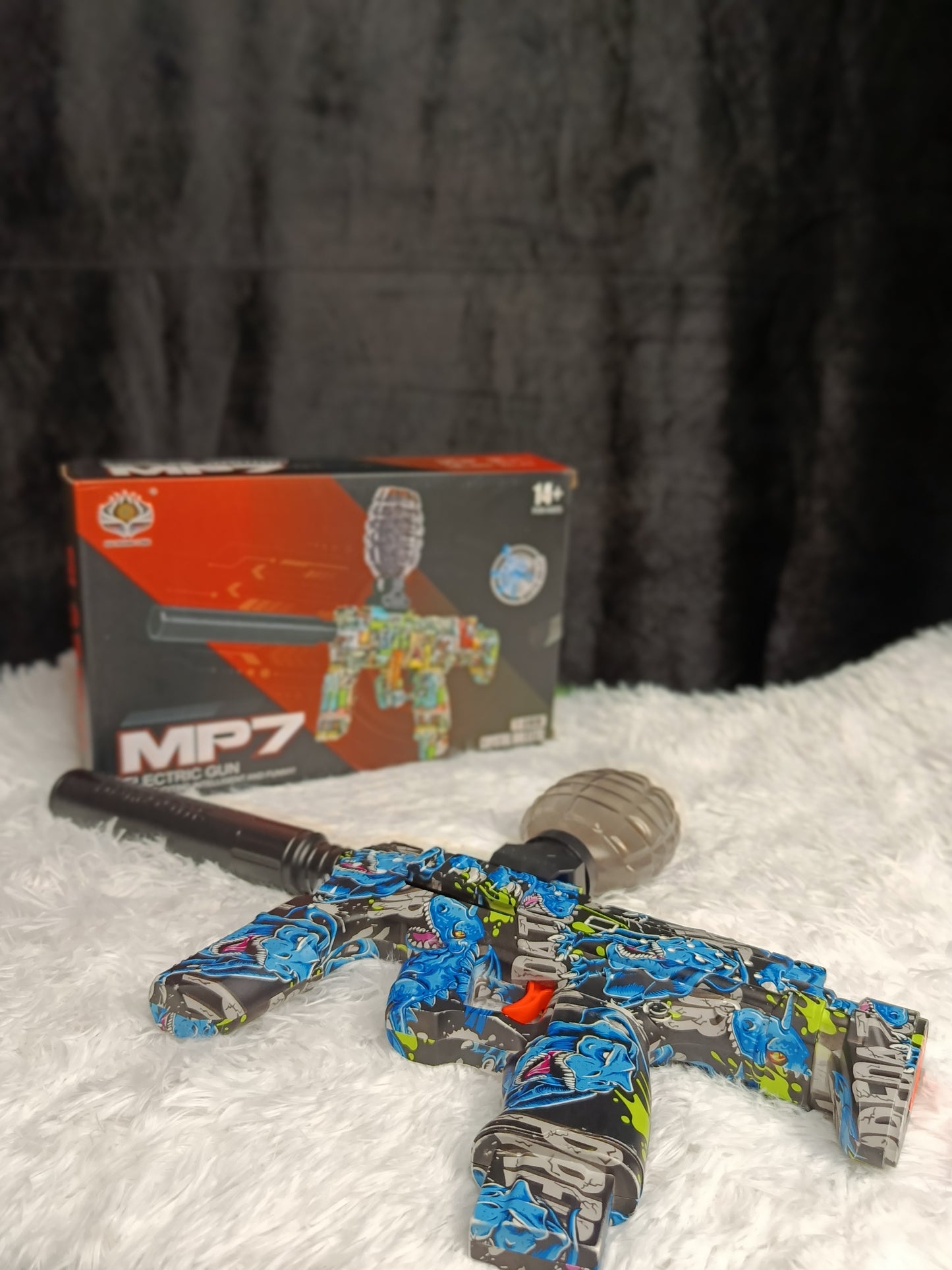 Electric MP7 Gel Ball Blaster Toy Gun with Crystal Water Beads&nbsp