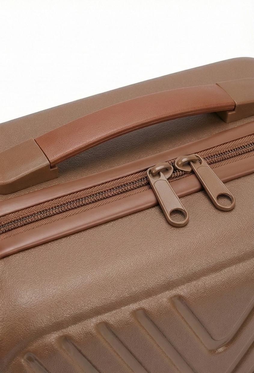 Luxury Hard-Shell Travel Beauty Case |  Carry-On Suitcase