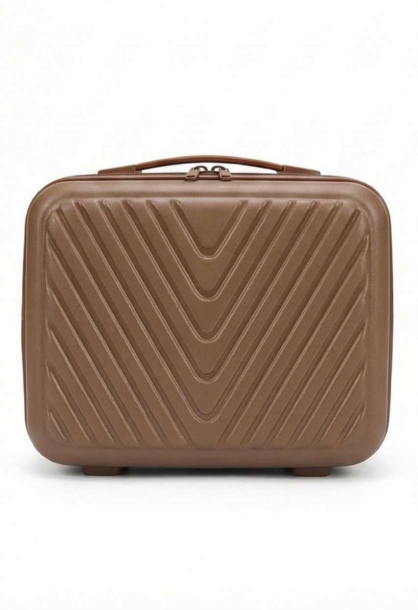 Luxury Hard-Shell Travel Beauty Case |  Carry-On Suitcase