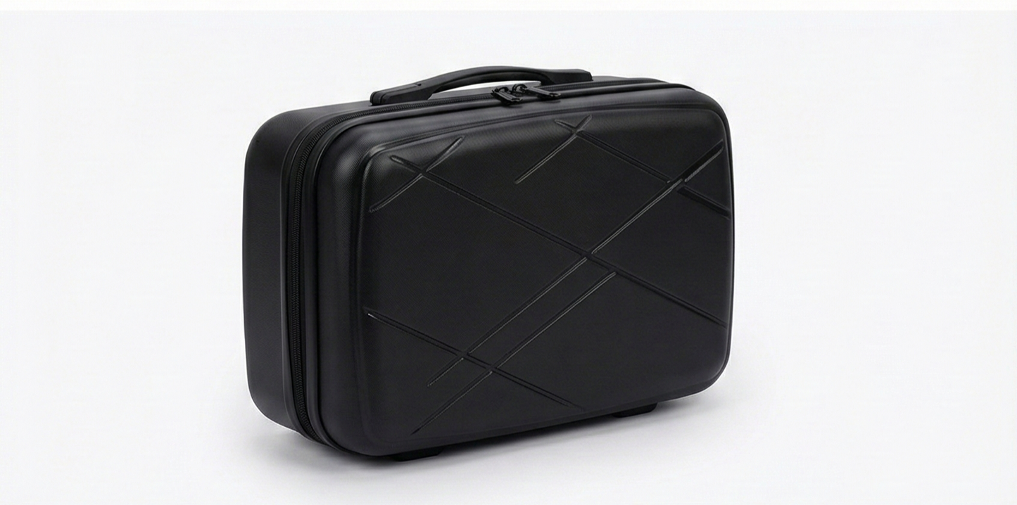 Luxury Hard-Shell Travel Beauty Case |  Carry-On Suitcase