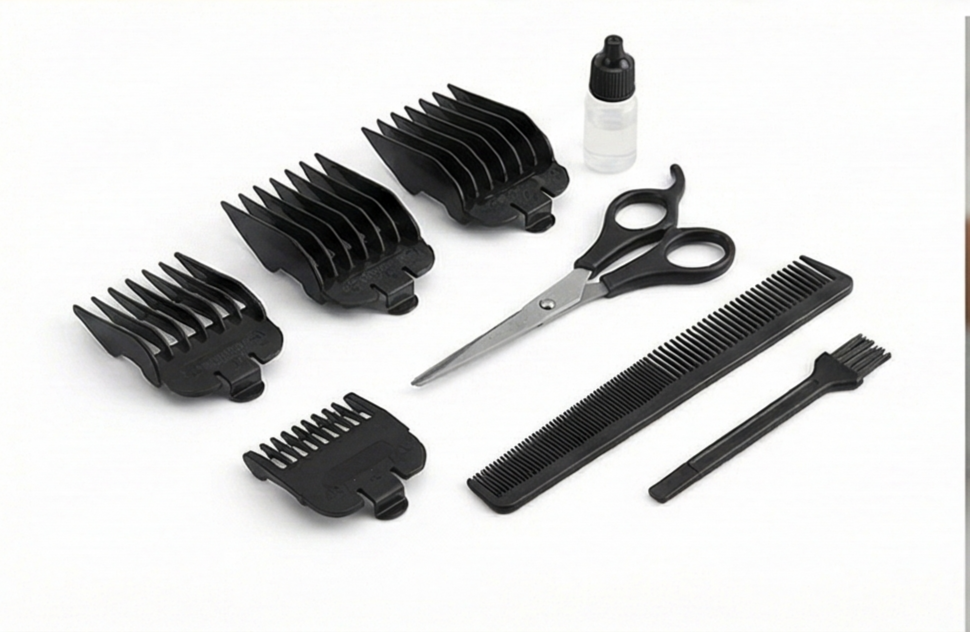 TOLVIA Professional 9-Piece Home Hair Clipping & Grooming Kit