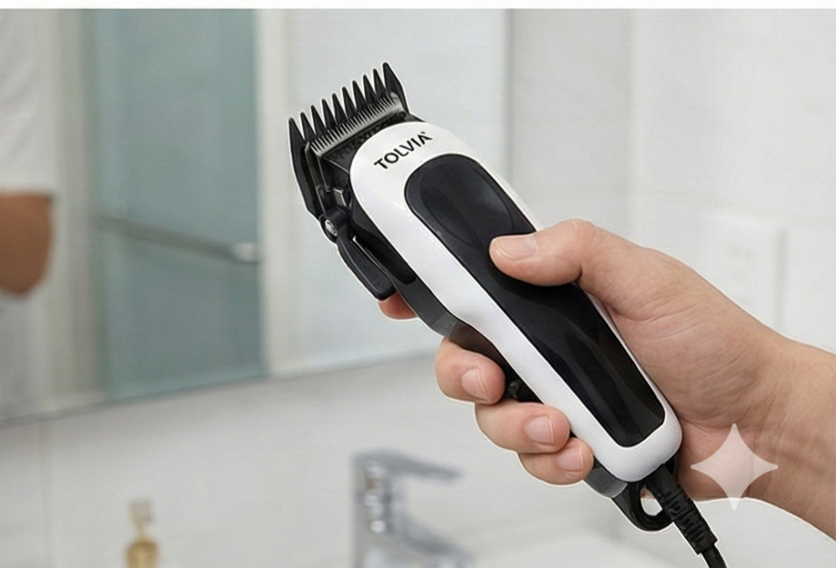 TOLVIA Professional 9-Piece Home Hair Clipping & Grooming Kit