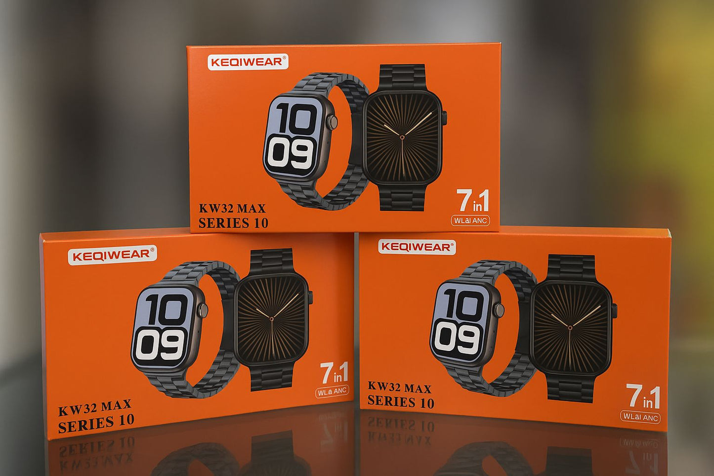 Smart amoled watch with 7 straps