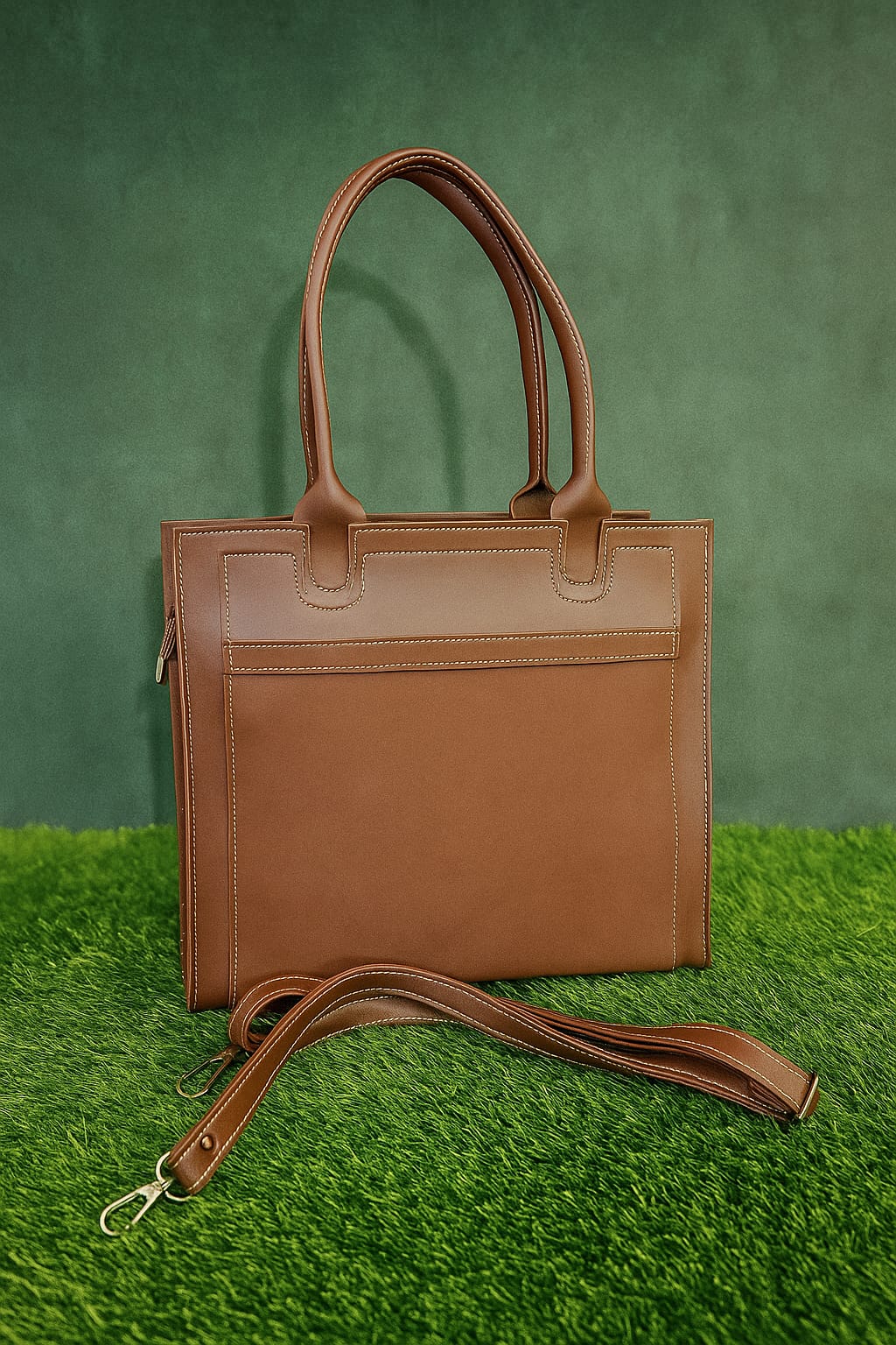 "Crimson Charm – The Statement Handbag"