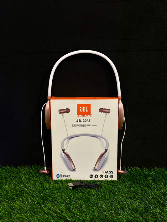 JBL Harman JB-30BT Wireless Neckband   Style meets sound. Comfort meets bass.