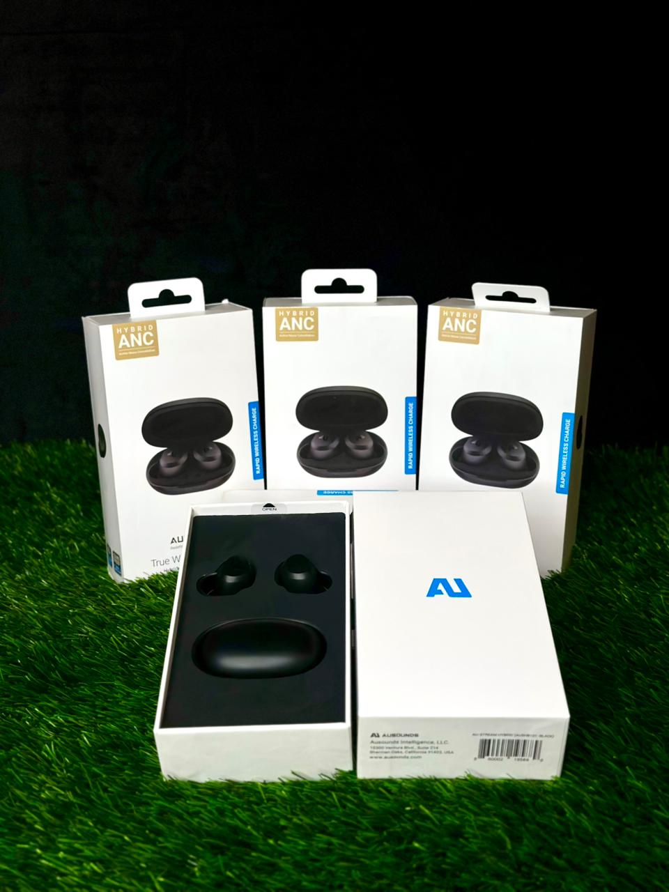AUSOUNDS True Wireless Earbuds with ANC & Wireless Charging