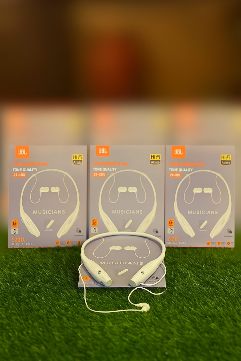 JBL by Harman Hi-Fi Wireless Neckband – 20H Music Time & High-Definition Audio