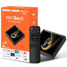 MX10 Mini 4K Ultra HD Android Set-Top Box with ATV & Voice Remote