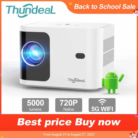 Thundeal TD91 Multi-Screen Projector – Android 9.0, WiFi & Bluetooth Compatible